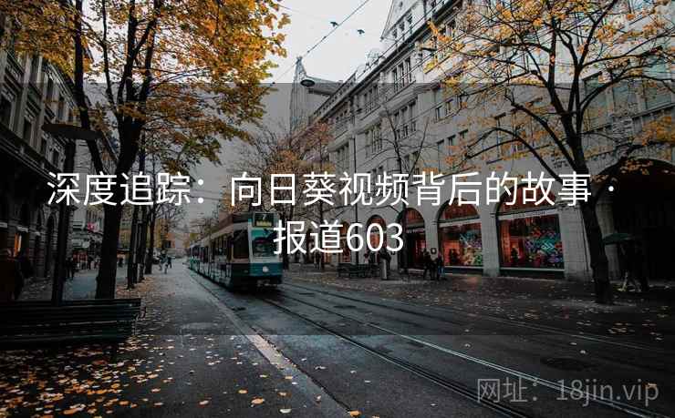 深度追踪:向日葵视频背后的故事 · 报道603